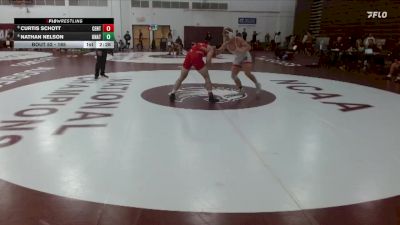 165 lbs Champ. Round 1 - Curtis Schott, Central vs Nathan Nelson, Unattached