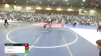 54 lbs Consi Of 8 #1 - Damian Campos, Spring Hills Wrestling vs Buster Jones, Corning Sharks