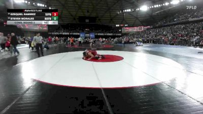 Boys 2A 190 lbs Cons. Round 2 - Steven Morales, Marysville Pilchuck vs Ezequiel Ramirez, Toppenish