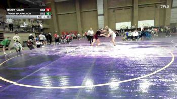 285 lbs Quarterfinal - Brady Hagan, Dowling Catholic vs Grey Richardson, Buford