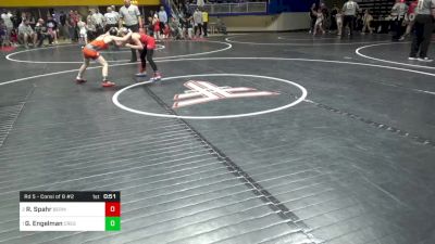 75 lbs Rd 5 - Consi Of 8 #2 - Rylee Spahr, Bermudians Springs vs Gus Engelman, Crestwood