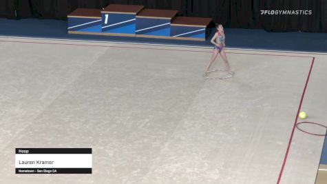Lauren Kramer - Hoop - 2021 Rhythmic Elite Qualifier