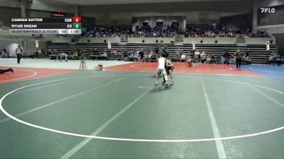 85 lbs Quarterfinals (8 Team) - Camden Batton, Farmington vs Rylee Engan, Caledonia/Houston