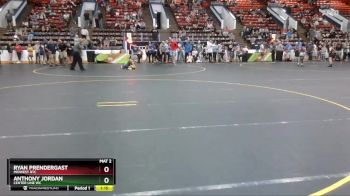 105 lbs Quarterfinal - Anthony Jordan, Center Line WC vs Ryan Prendergast, Midwest RTC