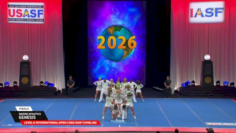 Inspire Athletics - Genesis [2026 L6 International Open Coed Non Tumbling Finals] 2026 The Cheerleading Worlds