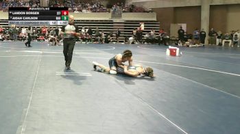 127 Championship Bracket Champ. Round 2 - Aidan Carlson, Mahtomedi vs Landon Borgen, St. Francis