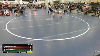 120 lbs Cons. Round 5 - Wyatt Unser, WI vs Lane Andersen, WI