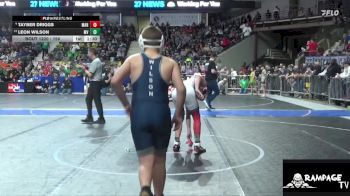 150 lbs Champ. Round 1 - Leon Wilson, Mill Valley vs Tayber Driggs, Manhattan