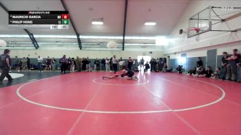 134 lbs Cons. Round 2 - Philip Hong, Las Lomas vs Mauricio Garcia, Mt Diablo