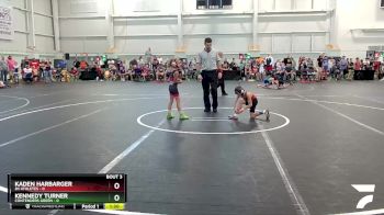 48 lbs Round 1 (8 Team) - Kennedy Turner, Contenders Green vs Kaden Harbarger, 84 Athletes