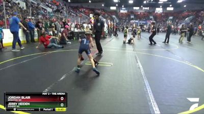 49 lbs Cons. Round 2 - Jerry Heiden, Dundee WC vs Jordan Blair, Brighton WC