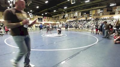 110/115 Round 1 - Elianah Ruiz, Gold Rush Wrestling vs Ashley Gomez, Imperial Valley Panthers