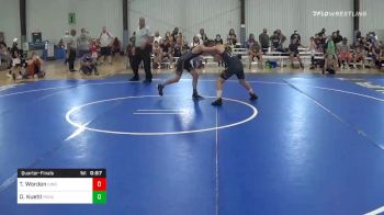 100 lbs Quarterfinal - Talon Worden, King Select vs Owen Kuehl, Ponce