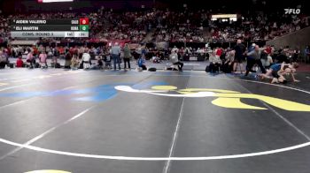 6A 150 lbs Cons. Round 3 - Aiden Valerio, Caldwell vs Eli Martin, Kuna