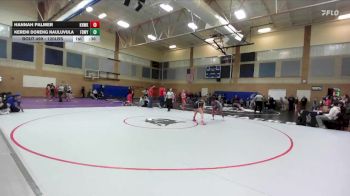 120lbs Cons. Round 2 - Kereni Doreng Nauluvula, Federal Way (Girls) vs Hannah Palmer, Kennewick (Girls)