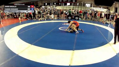 126 lbs Cons. Round 3 - Owen Ingalls, Fishers Wrestling Club vs Caiden Rosario, Ohio