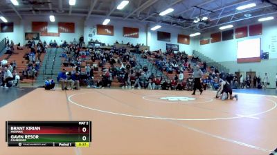 144 lbs 7th Place Match - Brant Kirian, Mohawk vs Gavin Resor, Cambridge