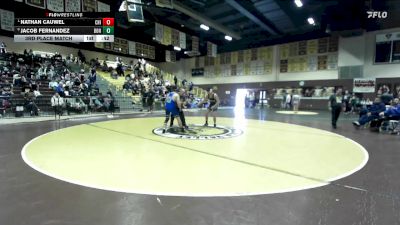 144 lbs 3rd Place Match - Nathan Cauwel, Chino vs Jacob Fernandez, Bonita