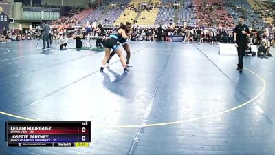 155 lbs Semis & 3rd Wb (16 Team) - Josette Partney, Missouri Baptist University vs Leilani Rodriguez, Grand View