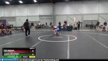 132 lbs Semis & 1st Wrestleback (8 Team) - Ryu Brown, South Carolina vs Kaden DeCoteau, North Dakota Blue