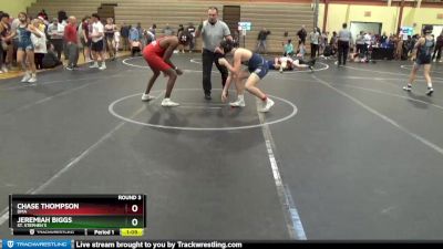 132-138 lbs Round 3 - Jeremiah Biggs, St. Stephen`s vs Chase Thompson, DMA