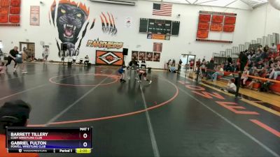 53 lbs Cons. Round 1 - Barrett Tillery, Cody Wrestling Club vs Gabriel Fulton, Powell Wrestling Club