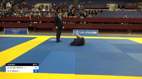 DONIA ELISE SPOTT vs Doris Rivera-Black 2024 Pan IBJJF Jiu-Jitsu No-Gi Championship
