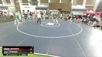 59 lbs Round 1 (4 Team) - Drexel Ashworth, Utah Black vs Noah Lombardo, Idaho 1