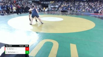 4A 285 lbs Cons. Round 1 - Daniel Barton, Eastlake vs Zachary McFarlane, Kennedy Catholic