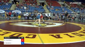 138 lbs Rnd Of 64 - Nick Hamilton, Iowa vs Gabe Sanders, Utah