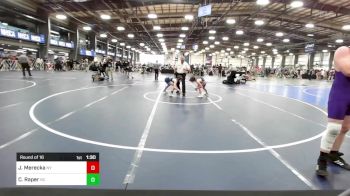 80 lbs Round Of 16 - Jack Merecka, NY vs Carson Raper, NC