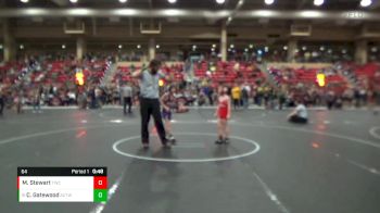 64 lbs Quarterfinal - Cason Gatewood, Ark City Takedown Wrestling Cl vs Mason Stewart, Tonganoxie Wrestling Club