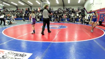 82 lbs Semifinal - Gray Parker, Bixby JH Girls vs Heidi Earls, Wilburton Schools