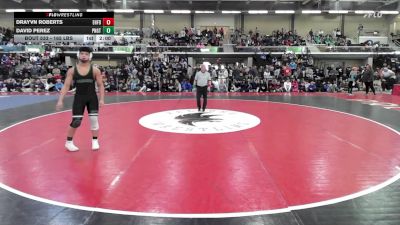 165 lbs Semifinal - Drayvn Roberts, East Hartford vs David Perez, Ponaganset