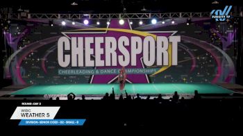 WIDC - WEATHER 5 [2024 L5 Senior Coed - D2 - Small - B Day 2] 2024 CHEERSPORT National All Star Cheerleading Championship
