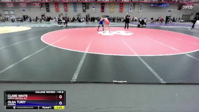 145 B Quarterfinal - Olga Turiy, Aurora vs Clare Waite, North Central (IL)