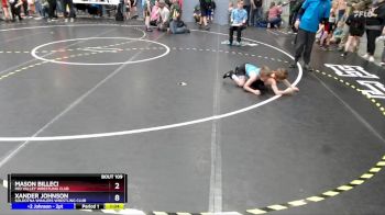 56 lbs Quarterfinal - Mason Billeci, Mid Valley Wrestling Club vs Xander Johnson, Soldotna Whalers Wrestling Club