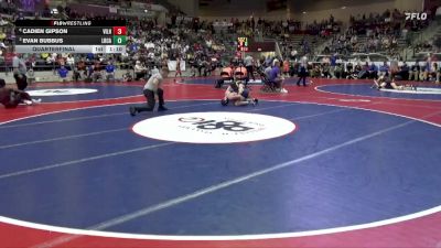 5A 144 lbs Quarterfinal - Evan Bubbus, Little Rock Christian vs Cadien Gipson, Vilonia