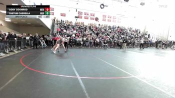 157 lbs 3rd Place - Cody Coonrod, Northbridge vs Taetum Cassella, Nashoba
