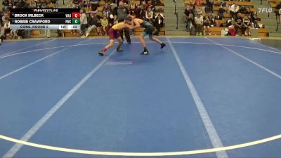 102 lbs Cons. Round 2 - Brock Irlbeck, Wabasso vs Robbie Crawford, Pinnacle Wrestling Club