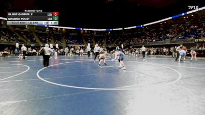 150 lbs Consy 3 - Blaise Gabrielle, Lebanon vs Maddox Foust, Ligonier Valley