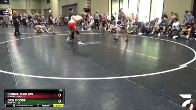 150 lbs Round 1 (32 Team) - Ronnie Marlow, Guerrilla Red vs Dru Moore, Indy WC