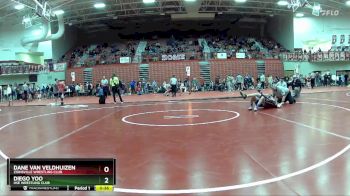 106 lbs Champ. Round 1 - Dane Van Veldhuizen, Zionsville Wrestling Club vs Diego Yoo, HSE Wrestling Club