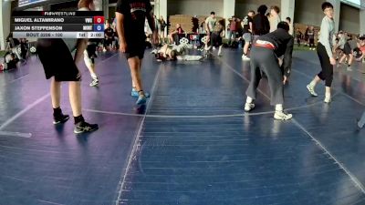 100 lbs Champ. Round 1 - Miguel Altamirano, Valiant Wrestling Club vs Jaxon Steffenson, Montana