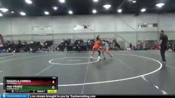 132 lbs Quarterfinals (8 Team) - Makayla Correa, California vs May Prado, Georgia Blue