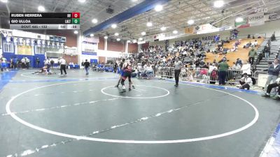 132 lbs Cons. Round 3 - Ruben Herrera, Norte Vista vs Gio Ulloa, Los Altos