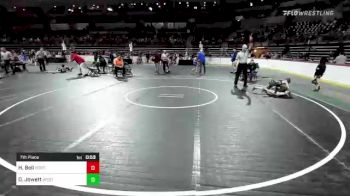 61 lbs 7th Place - Henry Bell, Northern Burlington vs Declan Jowett, West Deptford