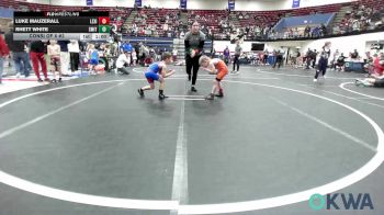 55 lbs Consi Of 8 #2 - Luke Mauzerall, Lexington Wrestling Club vs Rhett White, Smith Wrestling Academy
