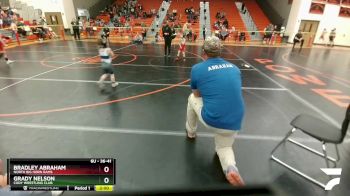 36-41 lbs Round 2 - Bradley Abraham, North Big Horn Rams vs Grady Nelson, Cody Wrestling Club