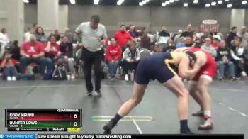 197 lbs Quarterfinals (8 Team) - Hunter Lowe, Wilkes vs Kody Krupp, Olivet